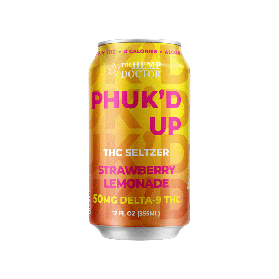 Phuk’d Up 50 mg Seltzer (Strawberry Lemonade)